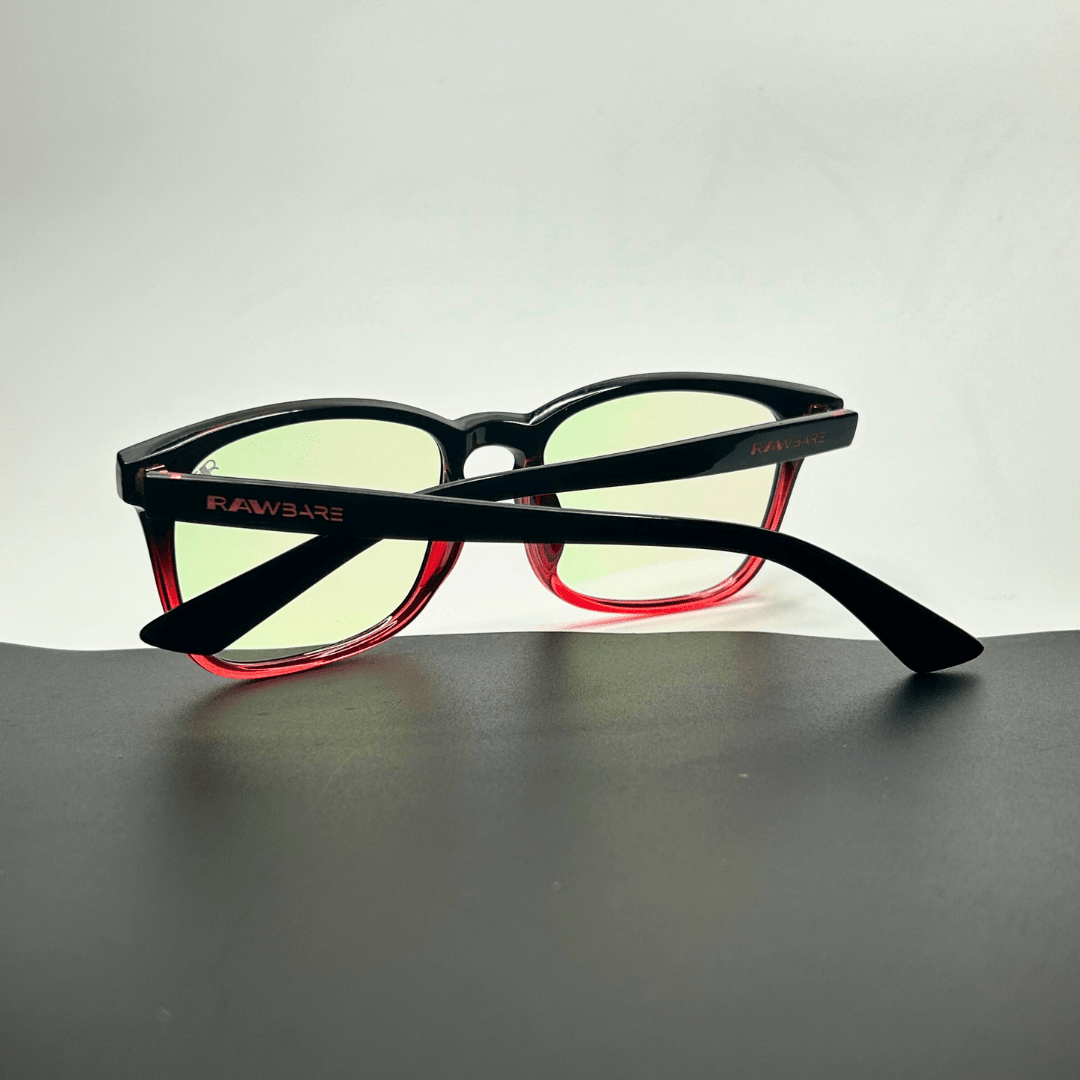 RawBare BlueBlock Eyewear - RedBlack Gradient / RB2332 - RawBare