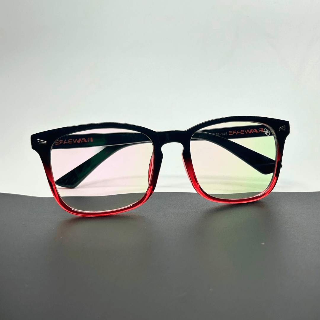 RawBare BlueBlock Eyewear - RedBlack Gradient / RB2332 - RawBare