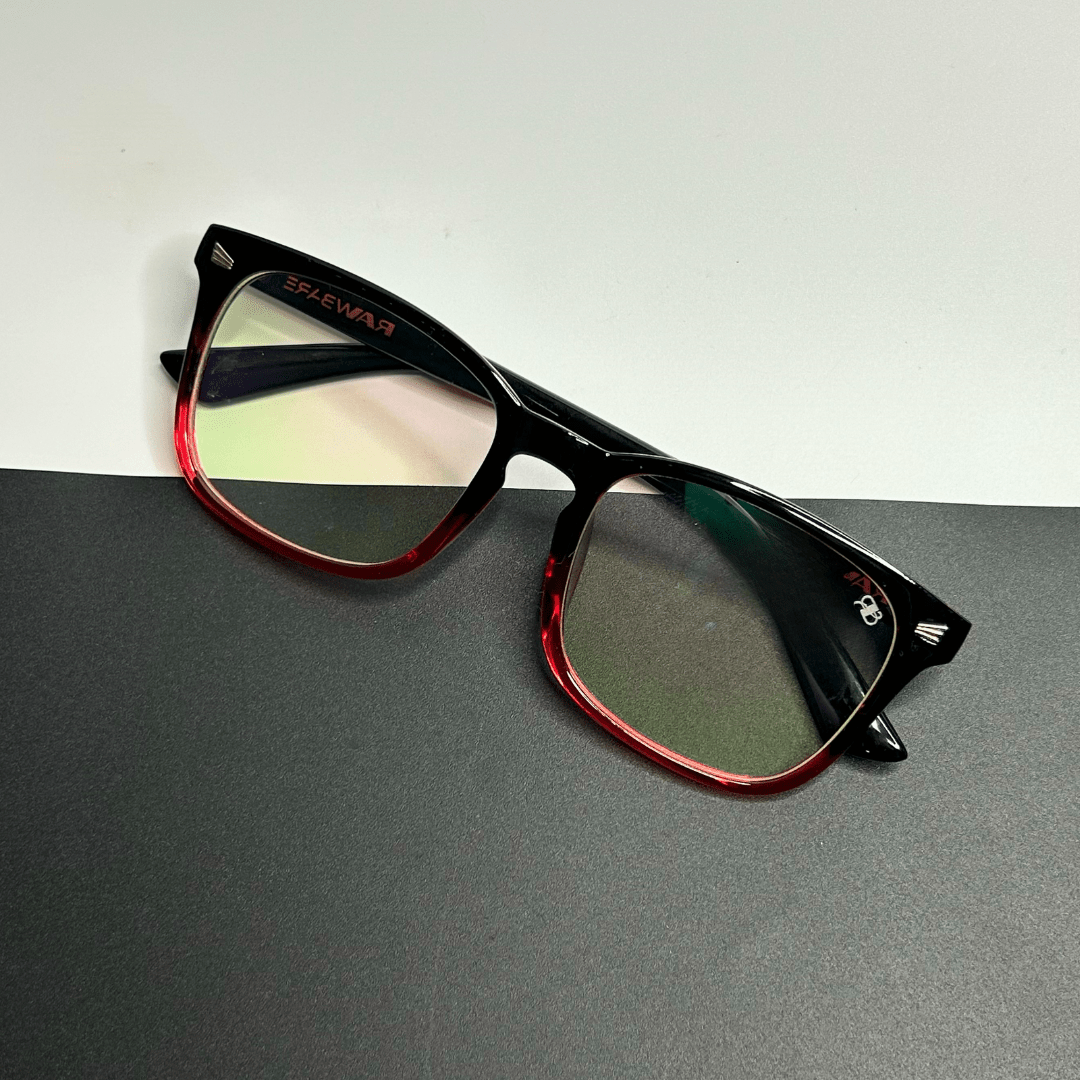 RawBare BlueBlock Eyewear - RedBlack Gradient / RB2332 - RawBare