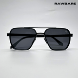 RawBare Polarized Feather Steel Shades - All Black / RB2421 - RawBare