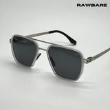 RawBare Polarized Feather Steel Shades - Stone / RB2422 - RawBare