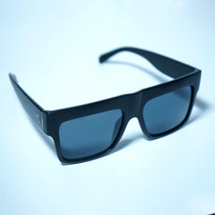 Black Flat Top Aviator Sunglasses