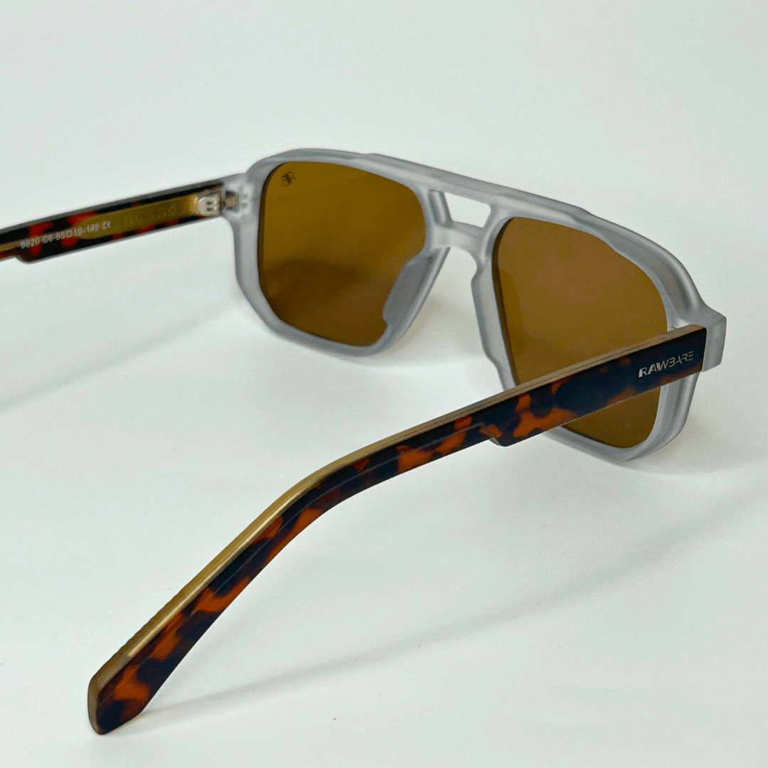 Rectangle Glare Sunglasses - Cheetah / RB2323 - RawBare