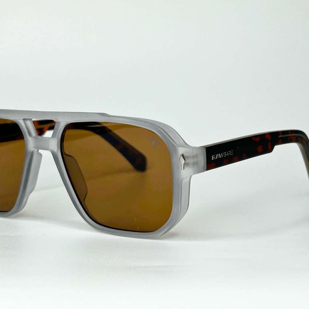 Rectangle Glare Sunglasses - Cheetah / RB2323 - RawBare