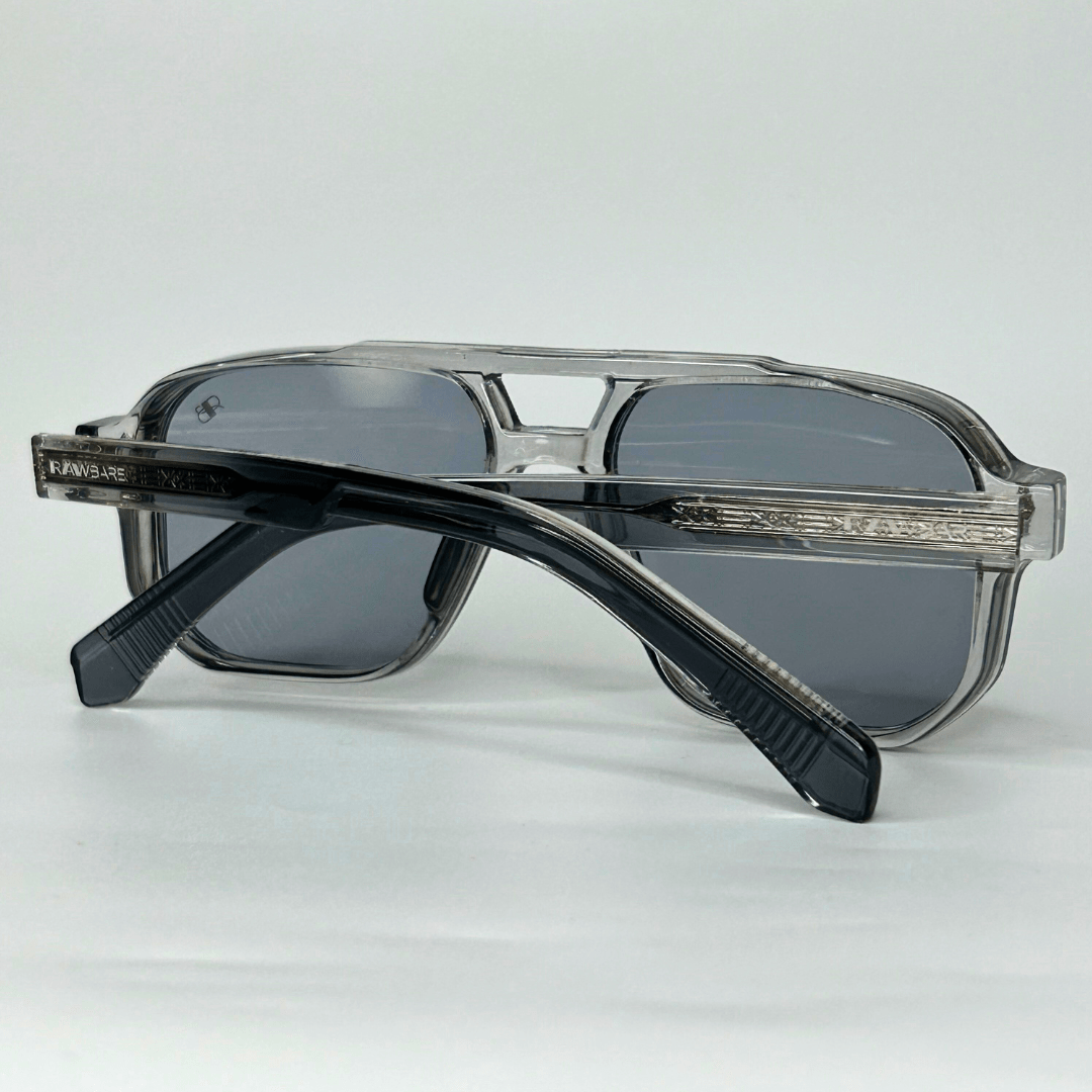 Rectangle Glare Sunglasses - Cloud / RB2324 - RawBare