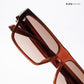 Kasauli Mono - Umber Rectangle Cateye Sunglasses - RB2794