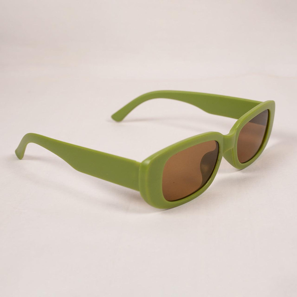 Rounded Rectangle Sunglasses - Green / RB2361 - RawBare