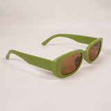 Rounded Rectangle Sunglasses - Green / RB2361 - RawBare