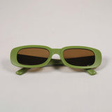 Rounded Rectangle Sunglasses - Green / RB2361 - RawBare