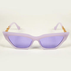 Lavender Chain Cateye Sunglasses