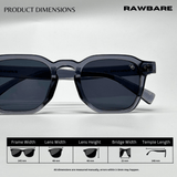 Solar Sleek Sunglasses - Grey / RB2416 - RawBare