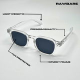 Solar Sleek Sunglasses - Transparent / RB2418 - RawBare