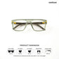 Chandigarh Flair - Mellow Square Bluecut Eyewear - RB3030