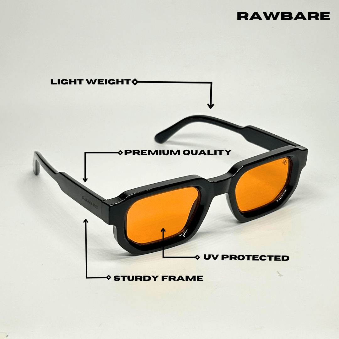 Vintage Cube - Black Yellow / RB2437 - RawBare
