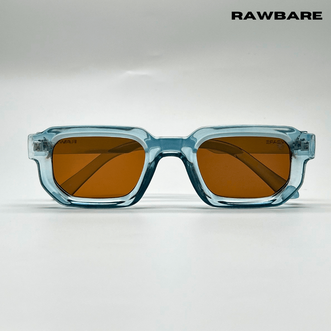 Vintage Cube Sunglasses - Blue Tea / RB2403 - RawBare