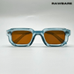Vintage Cube Sunglasses - Blue Tea / RB2403 - RawBare