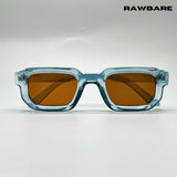 Vintage Cube Sunglasses - Blue Tea / RB2403 - RawBare