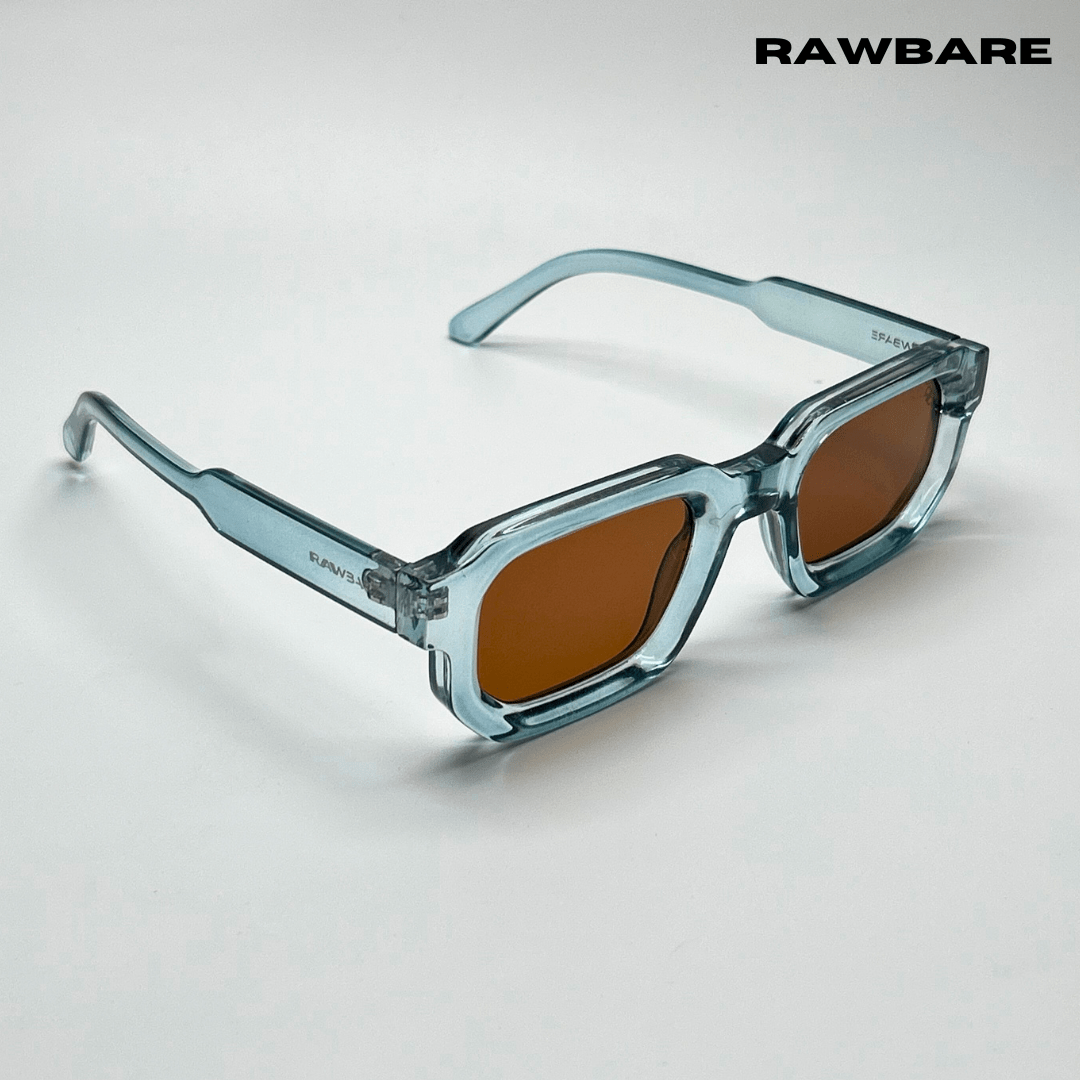 Vintage Cube Sunglasses - Blue Tea / RB2403 - RawBare