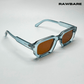Vintage Cube Sunglasses - Blue Tea / RB2403 - RawBare