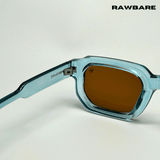 Vintage Cube Sunglasses - Blue Tea / RB2403 - RawBare