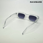 Vintage Cube Sunglasses - Transparent Grey / RB2404 - RawBare