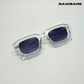 Vintage Cube Sunglasses - Transparent Grey / RB2404 - RawBare