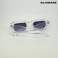 Vintage Cube Sunglasses - Transparent Grey / RB2404 - RawBare