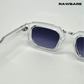 Vintage Cube Sunglasses - Transparent Grey / RB2404 - RawBare