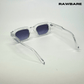 Vintage Cube Sunglasses - Transparent Grey / RB2404 - RawBare