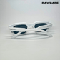 Vintage Cube Sunglasses - White / RB2405 - RawBare