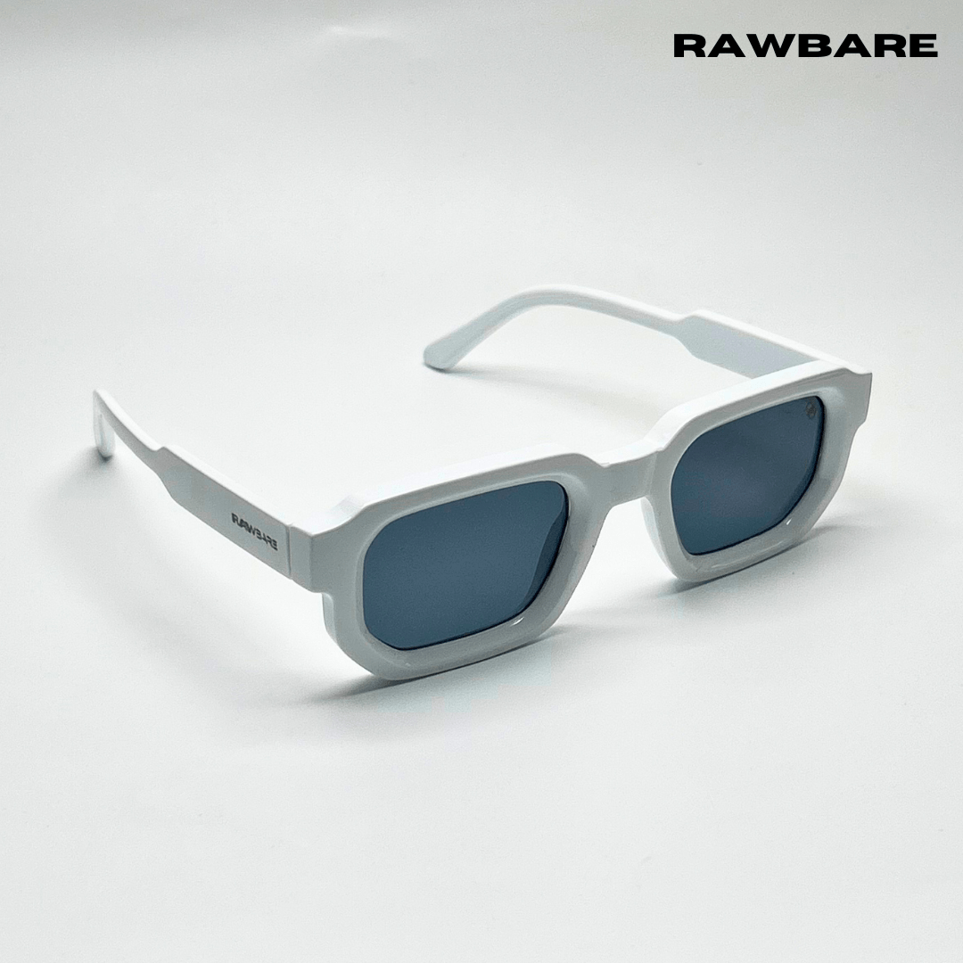 Vintage Cube Sunglasses - White / RB2405 - RawBare