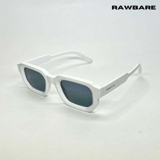 Vintage Cube Sunglasses - White / RB2405 - RawBare