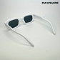 Vintage Cube Sunglasses - White / RB2405 - RawBare