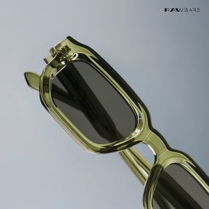 Vintage Cube 2.0 - Shadow Moss Rectangle Sunglasses - RB2761
