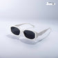 Candy Dash Frost Bite Kids Polarized Irregular Rectangle Sunglasses by Rawbare