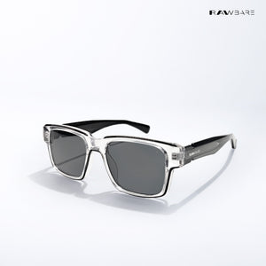 Vadodara Onyx - Clear Blackline Rectangle Sunglasses - RB2790